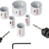Bosch Electricians Hole saw Set 2608580804 (Pack of 9Pcs)