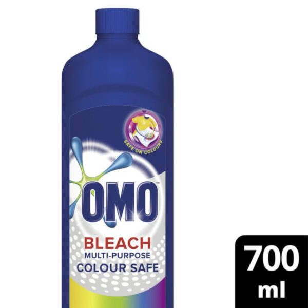 Omo Multipurpose Bleach Color Safe 700ml Removes Tough Stains and Kills 99.9% of Germs 68689536 (Set of 3)