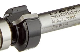 Bosch Rounding Router Bit 8mmx24, 7mmx53mm 2608628340  (Pack of 10Pcs)
