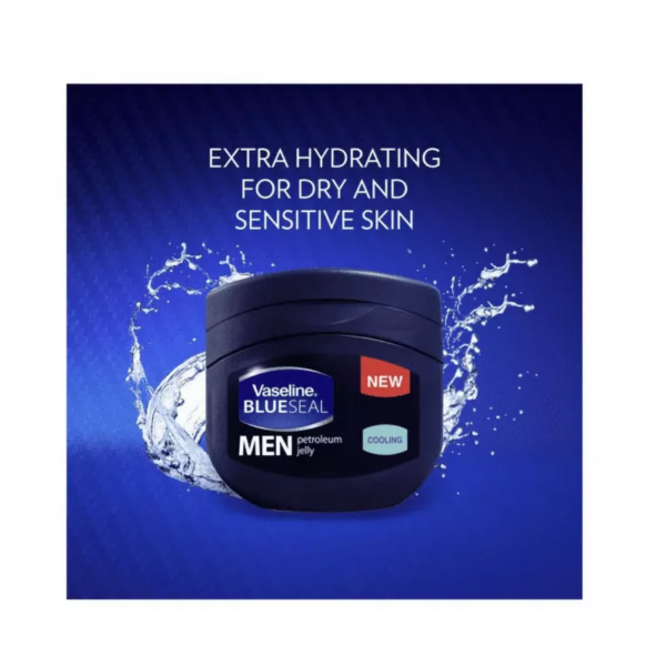 Vaseline Petroleum Jelly Men Cooling 240ml, Cooling Sensation, Intense Moisture 68911602 (Set of 3)