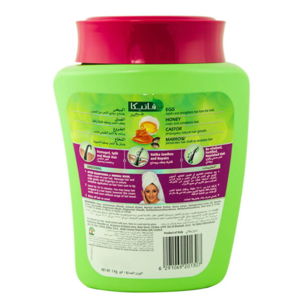 Vatika Hot Oil Treatment Intensive Nourishment, Deep Hydration, and Transformation for Dry, Damaged, and Thick Hair, Enriching Care for Vibrant Hair, Infused with Honey & Egg Goodness 1KG (Set of 3)