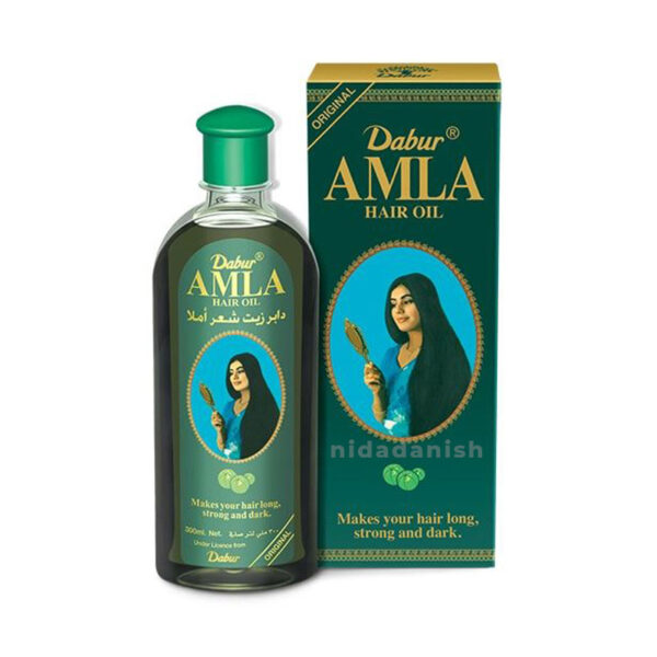 Dabur Amla Hair Oil for Healthy Hair and Moisturized Scalp, Indian Hair Oil for Men and Women 300ml (Set of 6)