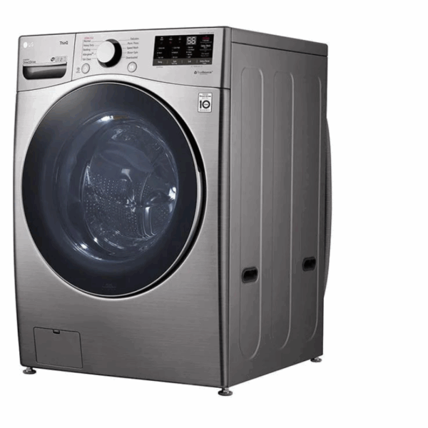 LG Washing Machine 20kg & 12kg Dryer, Front Load, Turbo Wash, 6-Motion Technology, Inverter DD Motor, Steam Functionality, Smart ThinQ, LCD Display, Silver F3L2CRV2T
