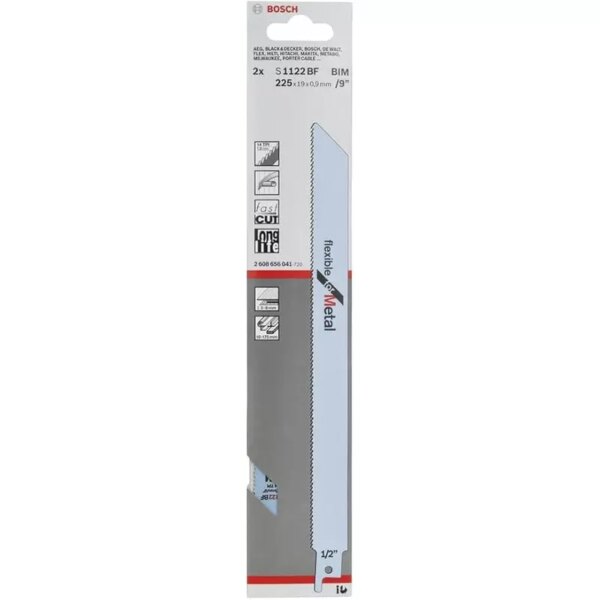 Bosch Sabre Saw Blade S1122 Bf (Pack of 10Pcs) 2608656041