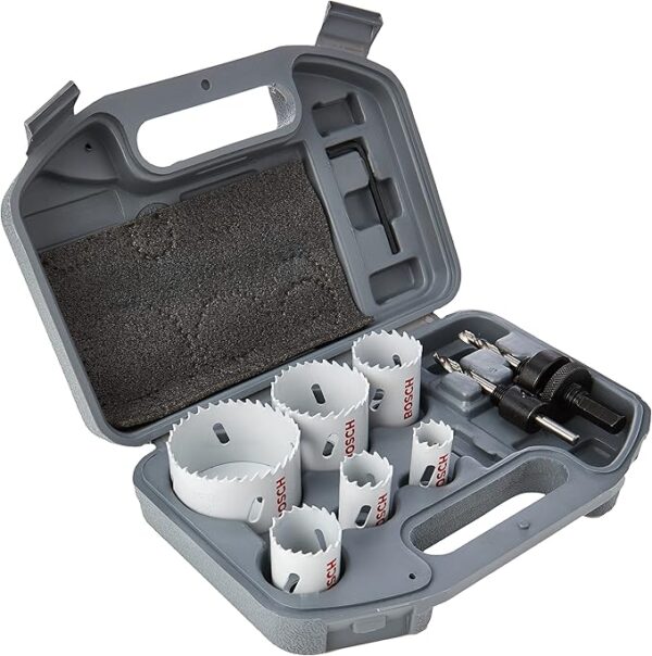 Bosch Electricians Hole saw Set 2608580804 (Pack of 9Pcs)