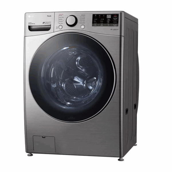 LG Washing Machine 20kg & 12kg Dryer, Front Load, Turbo Wash, 6-Motion Technology, Inverter DD Motor, Steam Functionality, Smart ThinQ, LCD Display, Silver F3L2CRV2T