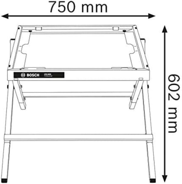 Bosch Professional Saw Table Stand 750mm GTA 6000