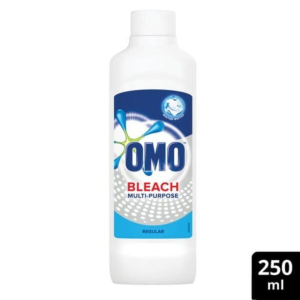 Omo Multipurpose Bleach Regular 250ml Removes Tough Stains and Kills 99.9% of Germs 68760935 (Set of 3)