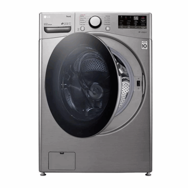 LG Washing Machine 20kg & 12kg Dryer, Front Load, Turbo Wash, 6-Motion Technology, Inverter DD Motor, Steam Functionality, Smart ThinQ, LCD Display, Silver F3L2CRV2T