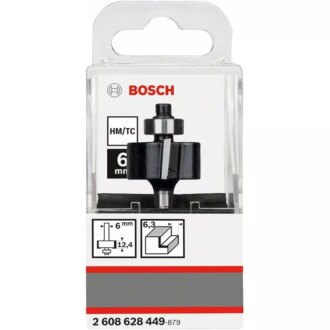 Bosch Rebate Bit 6mm, 25.4 x 12.4 x 54mm 2608628449