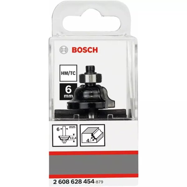 Bosch Edge Profiling Bit 6mm, 28.6 x 12.4 x 54mm 2608628454