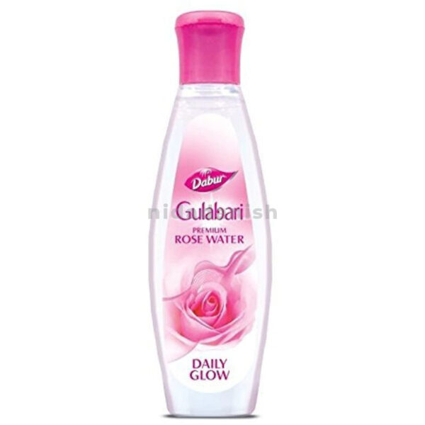 Dabur Gulabari Rose Water With No Paraben, Cleanses, Hydrates & Moisturises Skin, Balances & Restores Skin's pH Levels, For All Skin Types 250ml (Set of 6)