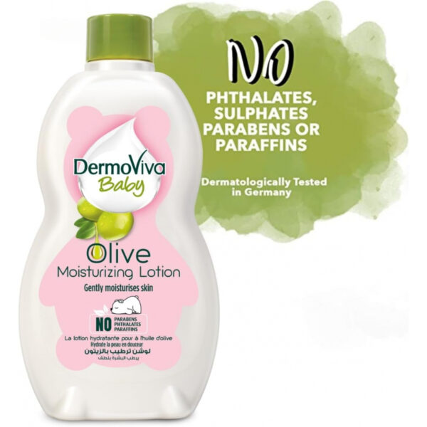 Dabur Dermoviva Baby Moisturizing Lotion With Virgin Olive Oil, No Harmful ingredients 500ml (Set of 6)
