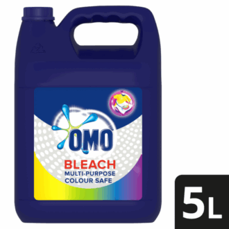 Omo Multipurpose Bleach Color Safe 5L Removes Tough Stains and Kills 99.9% of Germs 69650014 (Set of 3)