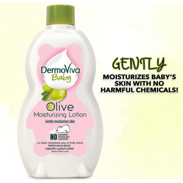 Dabur Dermoviva Baby Moisturizing Lotion With Virgin Olive Oil, No Harmful ingredients 500ml (Set of 6)