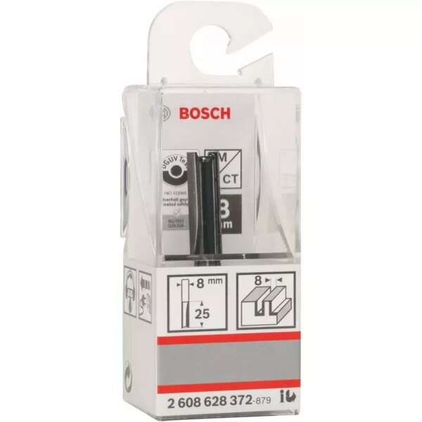 Bosch Straight Bit 8mm, 8 x 25.4 x 56mm 2608628372