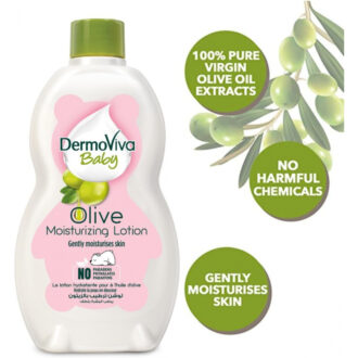 Dabur Dermoviva Baby Moisturizing Lotion With Virgin Olive Oil, No Harmful ingredients 500ml (Set of 6)