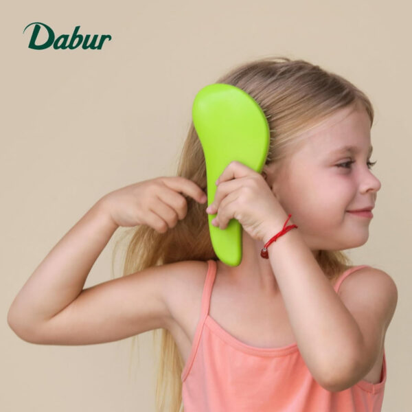 Dabur Amla Hair Oil Kids Natural Goodness of Amla, Olive, and Almond, Promotes Long, Strong, and Healthy Hair 200ml (Set of 6)