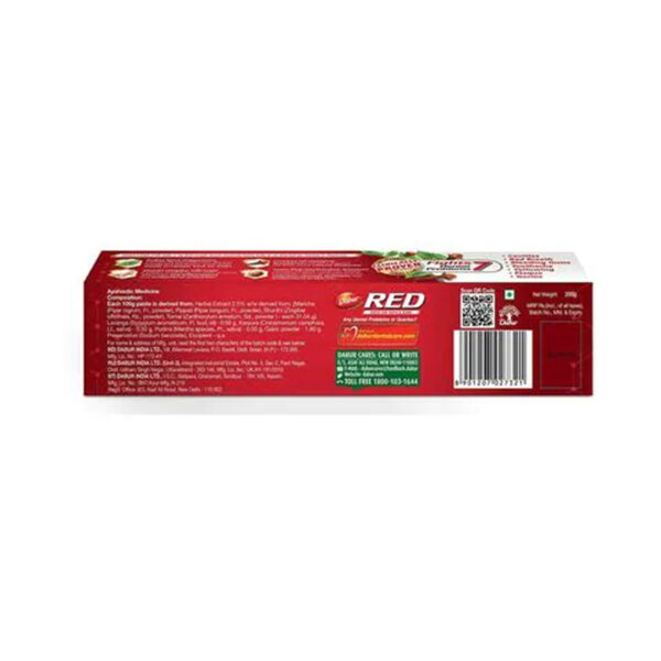Dabur Toothpaste 200g with Brush Red (Set of 6) DRPB200