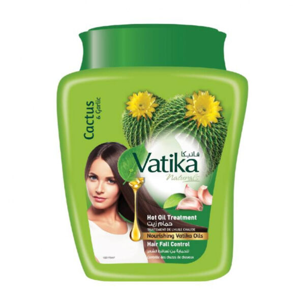 Vatika Hot Oil Treatment Hair Fall Control, Hammam Zaith With Cactus, for Breaking, Falling & Weak Hair, 1KG (Set of 3)