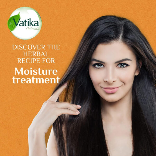Vatika Conditioner Moisture Treatment, Enriched with Almond & Honey, Deep Nourishment, for Dry and Frizzy Hair 200ml (Set of 3)