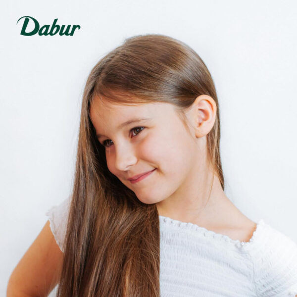 Dabur Amla Hair Oil Kids Natural Goodness of Amla, Olive, and Almond, Promotes Long, Strong, and Healthy Hair 200ml (Set of 6)