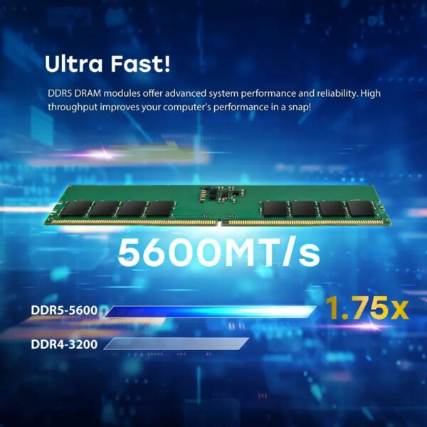 Transcend Notebook/Laptop Memory Module - 16GB RAM DDR5 5600, SO-DIMM, 1Rx8 Configuration, 2Gx8, CL46, 1.1V, JM5600ASE-16G.