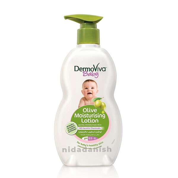 Dabur Dermoviva Baby Moisturizing Lotion With Virgin Olive Oil, No Harmful ingredients 500ml (Set of 6)