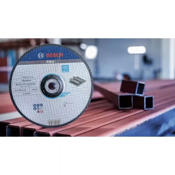 Bosch Standard For Metal Cutting Disc With Depressed Centre 230 x 22.23 x 3mm 2608603162
