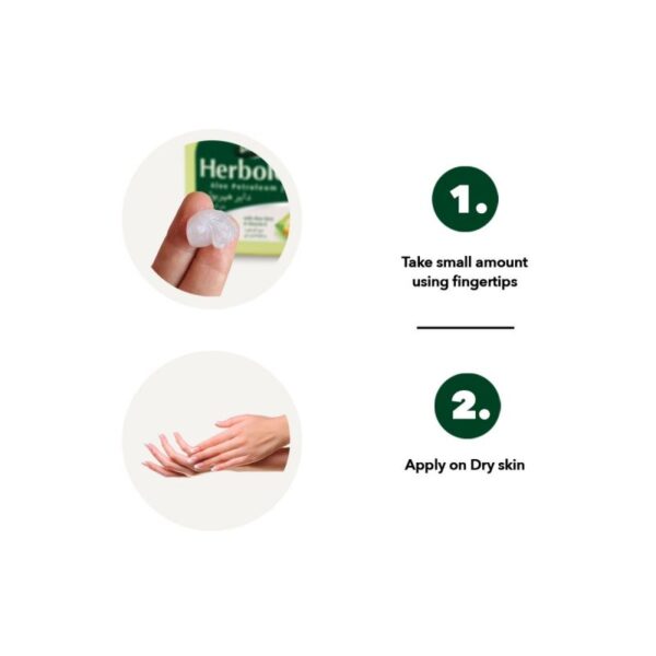 Dabur Herbolene Petroleum Jelly Enriched with Aloe Vera and Vitamin E for Dry and Rough Skin 225ml (Set of 3)