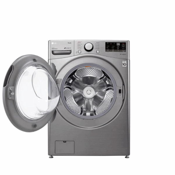 LG Washing Machine 20kg & 12kg Dryer, Front Load, Turbo Wash, 6-Motion Technology, Inverter DD Motor, Steam Functionality, Smart ThinQ, LCD Display, Silver F3L2CRV2T