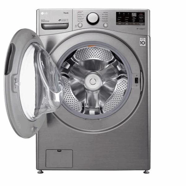 LG Washing Machine 20kg & 12kg Dryer, Front Load, Turbo Wash, 6-Motion Technology, Inverter DD Motor, Steam Functionality, Smart ThinQ, LCD Display, Silver F3L2CRV2T