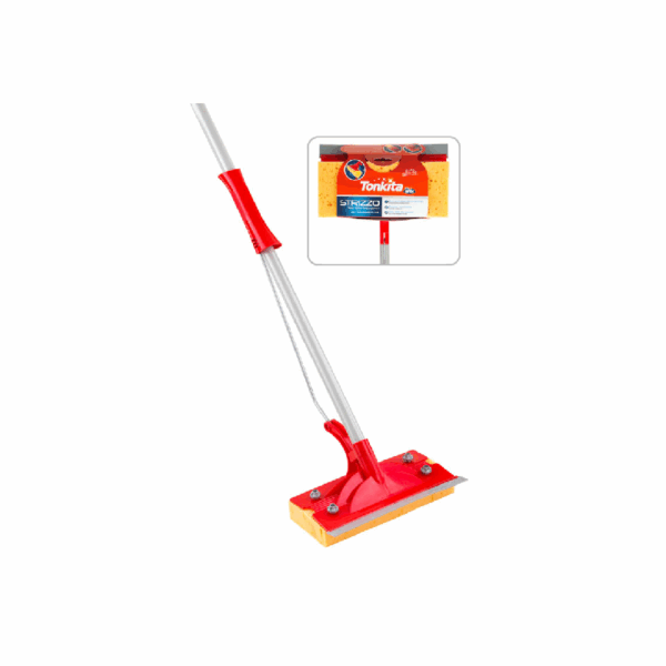 Tonkita Strizzo Sponge Mop, Squeezy Mop, Suitable for Ceramics, Sandstone, and Brick Floors TK923 Set of 2