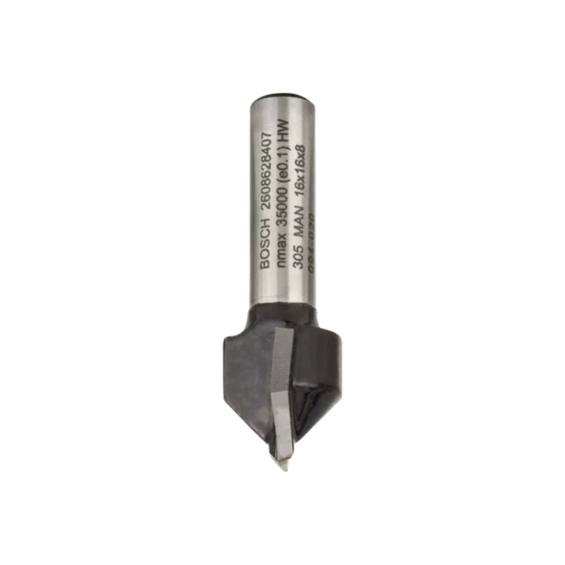 Bosch V-Grovee Bit 8mm, 16 x 16 x 45mm 2608628407