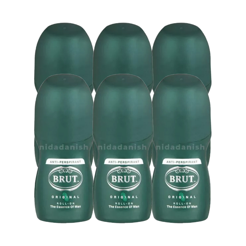 Brut Roll On 50ml Antiperspirant Musk Set of 6
