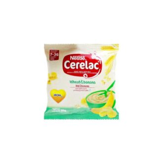 Nestle Cerelac Infant Cereal with Milk, NR Banana, Contains High Level of Iron, 50g Sachet (Set of 3)