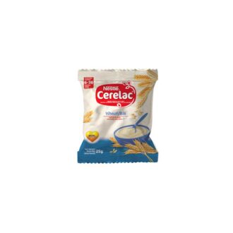 Nestle Cerelac Infant Cereal with Milk, NR Wheat, Contains High Level of Iron, 25g Sachet (Set of 3)