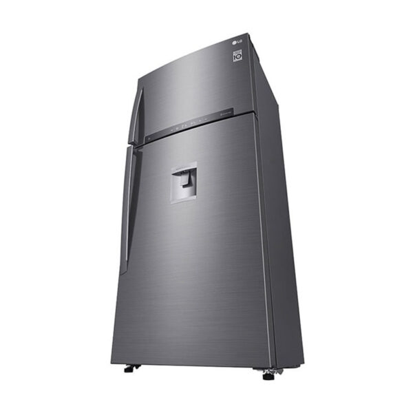 LG Refrigerator 509L Double Door with Water Dispenser, HygieneFresh, Linear & DoorCooling Technology, ThinQ Silver GN-F702HLHU