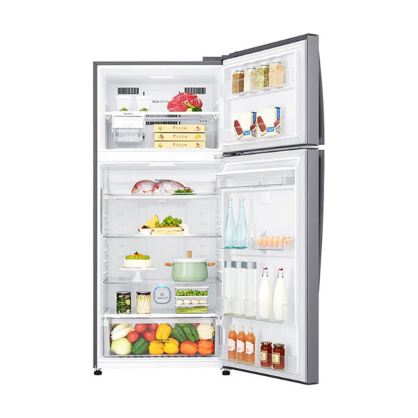 LG Refrigerator 509L Double Door with Water Dispenser, HygieneFresh, Linear & DoorCooling Technology, ThinQ Silver GN-F702HLHU