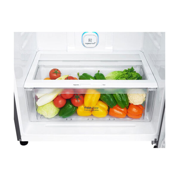 LG Refrigerator 509L Double Door with Water Dispenser, HygieneFresh, Linear & DoorCooling Technology, ThinQ Silver GN-F702HLHU