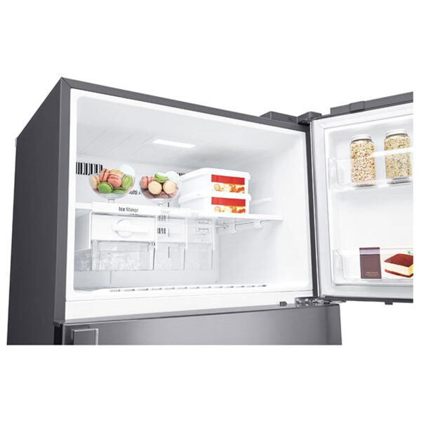 LG Refrigerator 509L Double Door with Water Dispenser, HygieneFresh, Linear & DoorCooling Technology, ThinQ Silver GN-F702HLHU
