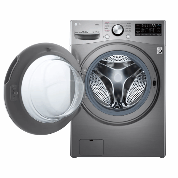 LG Washing Machine 15kg & 8kg Dryer with Artificial Intelligent Direct Drive Front Load F0L9DGP2S
