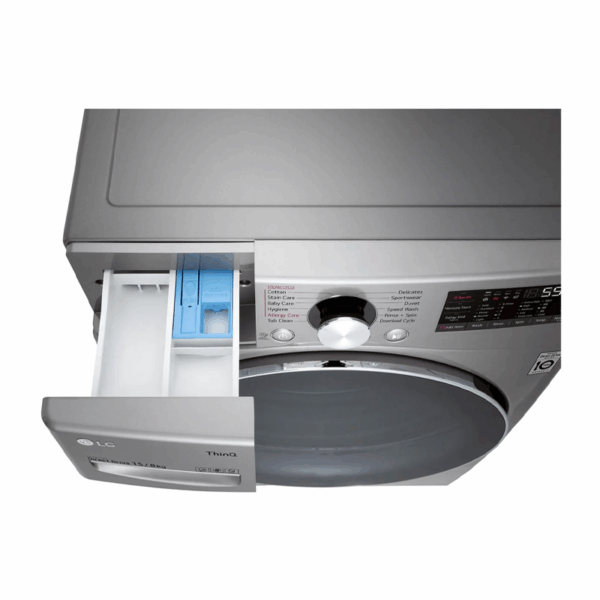 LG Washing Machine 15kg & 8kg Dryer with Artificial Intelligent Direct Drive Front Load F0L9DGP2S