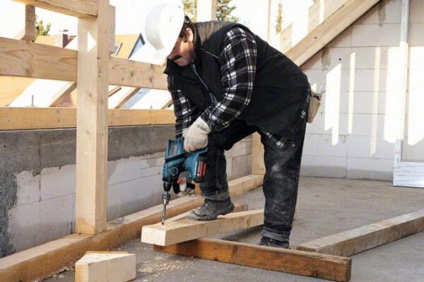 Bosch Professional Compact Cordless Rotary Hammer Drill 36V 2 Batteries & Charger GBH 36 V-EC COMP