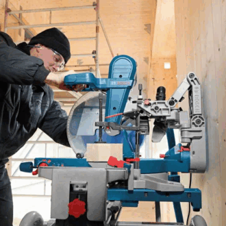 Bosch Professional Mitre Saw 2000W 12" with Dust Bag & Blade GCM 12GDL