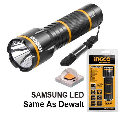 Ingco Torch LED Aluminum Alloy 200 Lumens HFL013AAA1