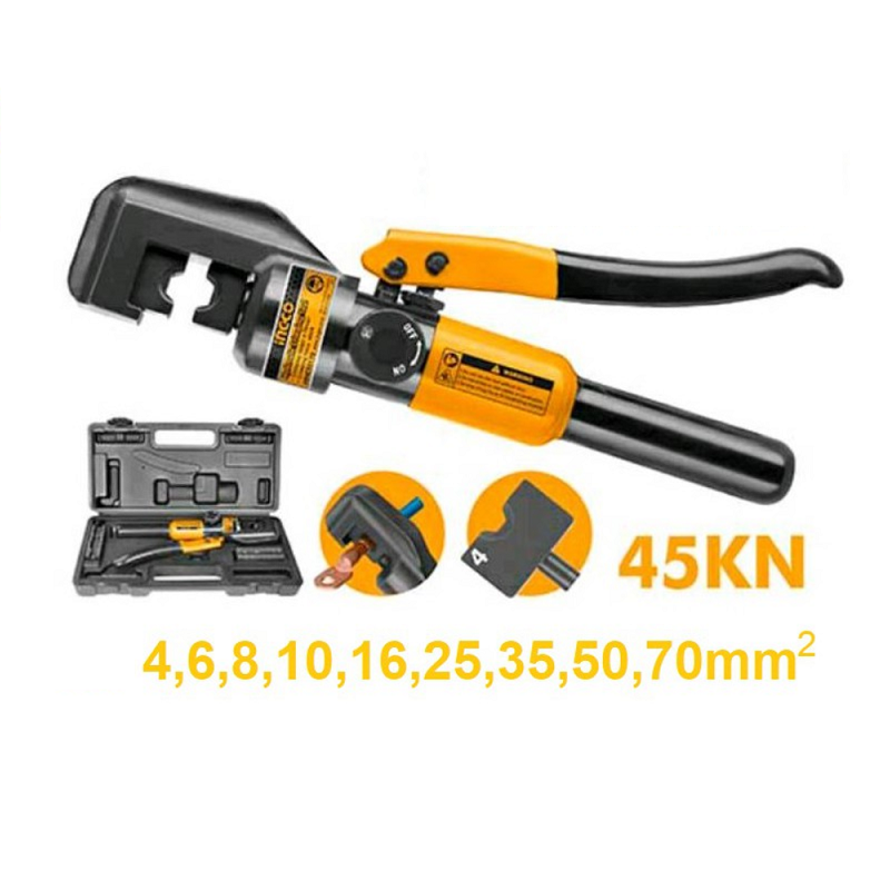 Ingco Hydraulic Crimping Tool 45KN HHCT0170