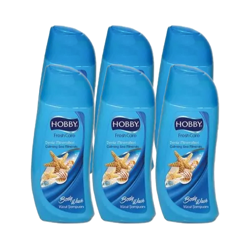 Hobby Body Wash 300ml Therapy - Anti Stress Spa Hamam/Calming Sea Minerals (Set of 6)