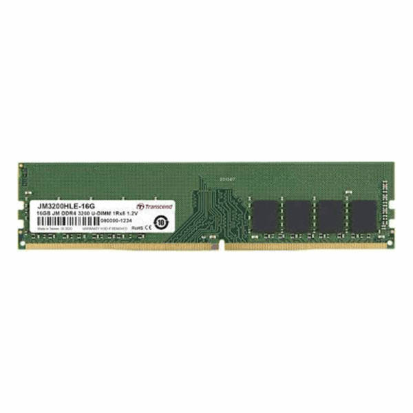 Transcend Laptop JetRam Memory 16GB DDR4 3200 U-DIMM JM3200HLE-16G
