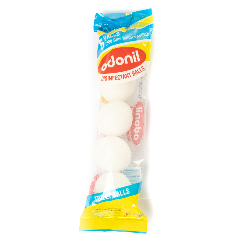 Odonil Toilet Disinfectant Balls 200g 5pcs Set of 600